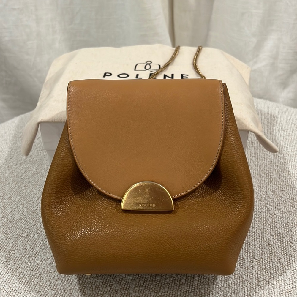 Polene Paris Number One Mini Bag - Camel